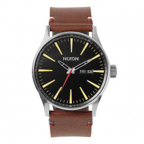Přejít na produkt Hodinky Nixon Sentry Leather black/brown 2019