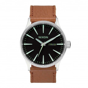 Přejít na produkt Hodinky Nixon Sentry Leather black/saddle 2018