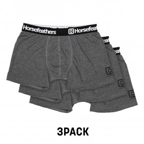 Přejít na produkt Trenýrky Horsefeathers Dynasty 3 Pack heather anthracite 2019/2020