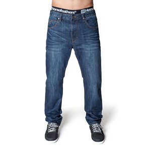 Přejít na produkt Jeansy Horsefeathers Smith mid blue 2016/2017