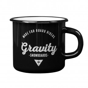 Přejít na produkt Hrnek Gravity Enamel Cup black