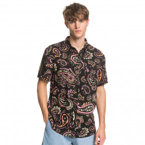 Přejít na produkt Košile Quiksilver Fluid Geo Ss black microdose 2020