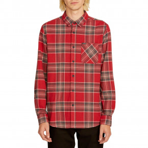Go to the product Shirt Volcom Caden Plaid Ls burgundy 2019