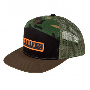 Přejít na produkt Kšiltovka Ronix 7 Panel Hunter Snapback camo/orange 2018