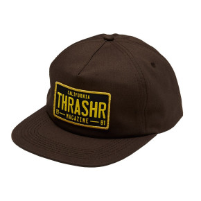 Přejít na produkt Kšiltovka Thrasher DMV Snapback brown 2020