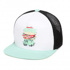 Přejít na produkt Kšiltovka Vans Boarded Up Trucker Boys dusty jade green 2020