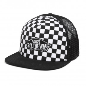 Přejít na produkt Kšiltovka Vans Classic Patch Trucker Plus Boys black/white checkerboard 2020
