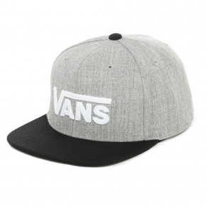 Přejít na produkt Kšiltovka Vans Drop V II Snapback Boys heather grey/black 2019