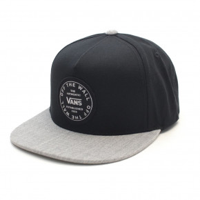 Przejść do produktu Czapka z daszkiem Vans Old Skool Circle Snapback black/heather grey 2020