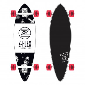 Přejít na produkt Longboard Z-Flex Mini-Pintail 32“ rolling bones 2018