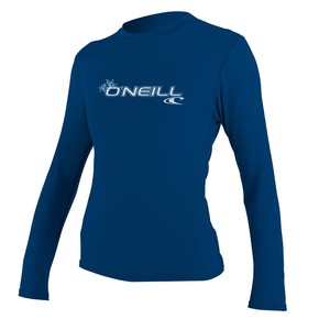 Přejít na produkt Lycra O'Neill Wms Basic Skins L/s Rash Tee deep sea 2017