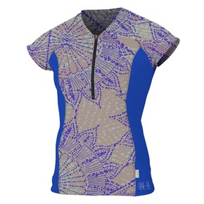 Přejít na produkt Lycra O'Neill Wms Front-Zip Cap Sleeve batiki/tahitian blue 2017