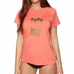 Přejít na produkt Lycra O'Neill Wms Graphic S/S Sun Shirt coral punch 2018