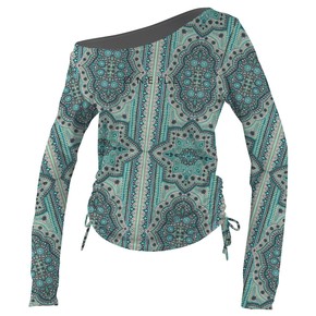 Přejít na produkt Lycra O'Neill Wms L/s Print Open Collar maya/deepteal 2016
