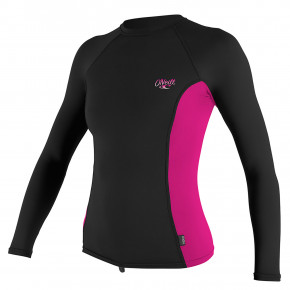 Přejít na produkt Lycra O'Neill Wms Premium Skins L/S Rash black/berry/black 2018