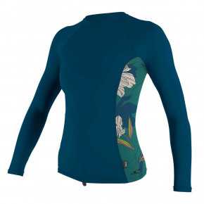 Přejít na produkt Lycra O'Neill Wms Side Print L/s Rash Guard french navy/bridget 2020