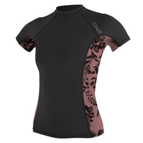 Přejít na produkt Lycra O'Neill Wms Side Print S/s Crew black/luna/black 2017