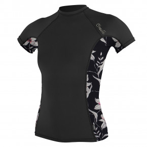 Přejít na produkt Lycra O'Neill Wms Side Print S/S Rash black/albny floral 2018