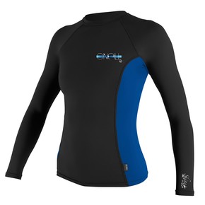 Přejít na produkt Lycra O'Neill Wms Skins L/s Crew black/ultramarine/black 2017