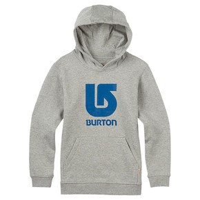 Přejít na produkt Mikina Burton Boys Logo Vertical Pullover Hood grey heather 2016/2017