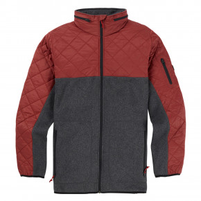 Prejsť na produkt Technická mikina Burton Pierce Fleece sparrow/true black heather 2018/2019