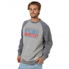 Přejít na produkt Mikina Burton Vista Crew grey heather 2018