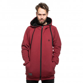 Přejít na produkt Mikina Cult Of The Road Cross Hoodie maroon 2019