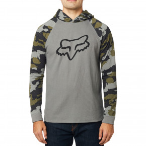Prejsť na produkt Mikina Fox Subzcribe Hooded Ls Knit grey camo 2019
