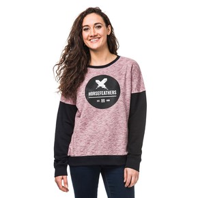 Přejít na produkt Mikina Horsefeathers Aisha heather rose 2017