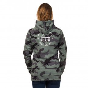 Přejít na produkt Mikina Horsefeathers Binky olive camo 2018