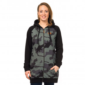 Přejít na produkt Mikina Horsefeathers Evelin olive camo 2018