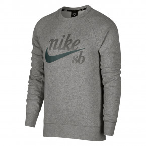 Přejít na produkt Mikina Nike SB Icon Crew dk grey heather/midnight green 2018