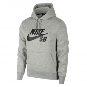 Přejít na produkt Mikina Nike SB Icon Hoodie dk grey heather/black 2019