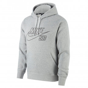 Prejsť na produkt Mikina Nike SB PO Hoodie Embroidery dk grey heather/black 2020