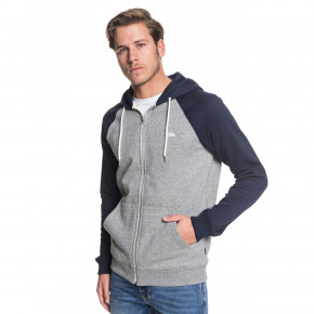 Přejít na produkt Mikina Quiksilver Everyday Zip light grey heather/navy blazer 2019