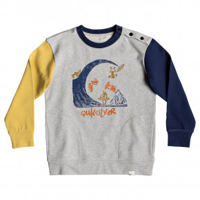 Przejść do produktu Bluza Quiksilver Local Groms Crew Boy light grey heather 2019