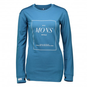 Přejít na produkt Triko Mons Royale Boyfriend Stack blue steel 2017/2018