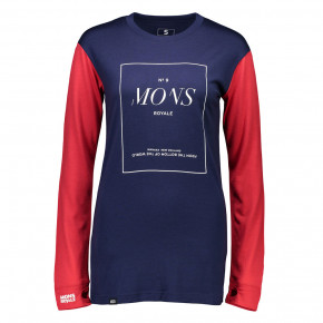 Přejít na produkt Triko Mons Royale Boyfriend Stack navy/raspberry 2017/2018