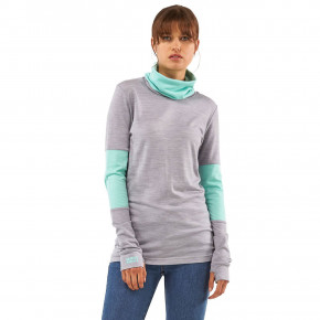 Přejít na produkt Triko Mons Royale Cornice Rollover LS grey marl/peppermint 2018/2019