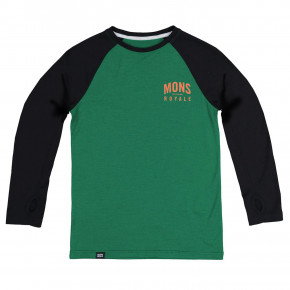 Přejít na produkt Triko Mons Royale Groms Ls pine/black 2019/2020