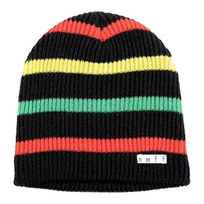 Přejít na produkt Zimní čepice Neff Daily Stripe black/rasta 2012/2013
