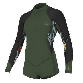 Přejít na produkt Neoprén O'Neill Girls Bahia 2/1 BZ L/S Short Spr darkolive/baylen/black 2020