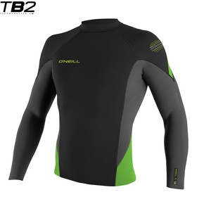 Prejsť na produkt Neoprén O'Neill Hyperfreak 1,5Mm L/s Crew black/graphite/dayglo 2017