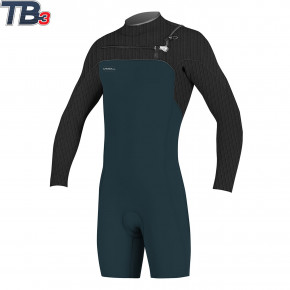 Přejít na produkt Neoprén O'Neill Hyperfreak Chest Zip 2mm L/S Spring slate/black 2018