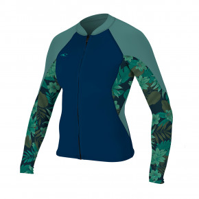 Přejít na produkt Neoprén O'Neill Wms Bahia 1/0.5Mm Fz Jacket abyss/faro/eucalyptus 2019