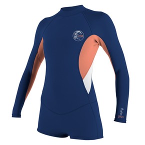 Přejít na produkt Neoprén O'Neill Wms Bahia 2/1 L/s Short Spring navy/lt.grapefruit/white 2016