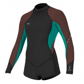 Přejít na produkt Neoprén O'Neill Wms Bahia Bz 2/1 L/s Short Sprin black/capri breeze/pepper 2018