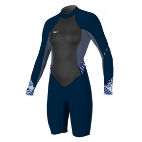 Go to the product Wetsuit O'Neill Wms Bahia Bz 2/1 L/s Spring navy/mist/indigo patch 2018