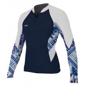 Přejít na produkt Neoprén O'Neill Wms Bahia Fz 1/0,5Mm Jacket navy/indigo patch/white 2018