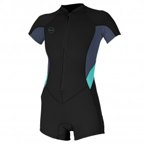 Přejít na produkt Neoprén O'Neill Wms Bahia Fz 2/1 S/s Short Spring black/dusk/seaglass 2019